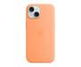 Чехол для Apple iPhone 15 Silicon Case with MagSafe - Orange Sorbet (MT0W3)