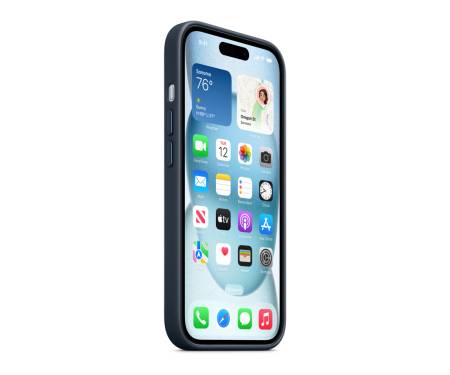 Чехол для Apple iPhone 15 Plus FineWoven Case with MagSafe - Pacific Blue (MT4D3)