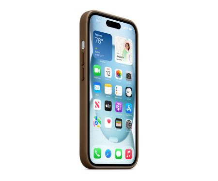 Чехол для Apple iPhone 15 FineWoven Case with MagSafe - Taupe (MT3C3)