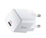 Сетевое зарядное устройство Hoco N10 Starter single port PD20W charger (EU) White (N10)