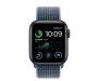 Apple Watch SE 2 GPS 40mm Midnight Aluminum Case w. Sky Sport B. - M/L (MNL83+MR313) 2