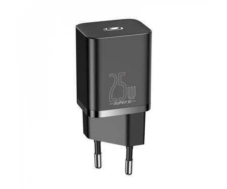 Сетевое зарядное устройство Baseus Super Si Quick Charger 1C 25W Black (CCSP020101) 1