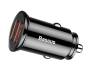 Автомобильное зарядное устройство Baseus Car Charger Circular Plastic Dual USB 3.0 30W Black (CCALL-YD01)