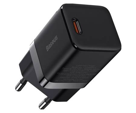 Мережевий зарядний пристрій Baseus GaN3 Fast Charger Type-C 30W Black (CCGN010101)
