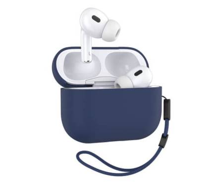 Чехол для Airpods Pro2 Blueo Silicone Case Pink Deep Blue