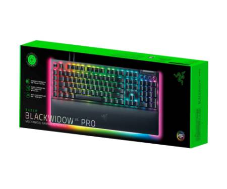 Клавіатура Razer BlackWidow V4 PRO Green Switch USB UA Black (RZ03-04680100-R3M1)