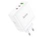 Сетевое зарядное устройство Hoco N30 Glory PD65W White 3