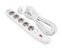 Сетевой фильтр-удлинитель 2E 5XSchuko 3G*1.5мм, 5м, white (2E-SP515M5WH)