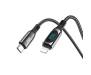 Кабель HOCO S51 Type-C to iP 20W, 1,2m, nylon, zinc+TPE connectors, Black 1