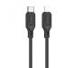 Кабель HOCO X90 Cool silicone PD Charging Data Cable for iP Black 1