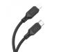 Кабель HOCO X90 Cool silicone PD Charging Data Cable for iP Black 2