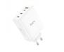 Сетевое зарядное устройство HOCO N31 Leader PD100W four-port(3C1A) fast charger White 3