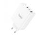 Сетевое зарядное устройство HOCO N31 Leader PD100W four-port(3C1A) fast charger White 1