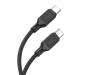 Кабель HOCO X90 Cool 60W silicone charging data cable for Type-C to Type-C Black 2