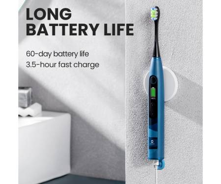 Електрична зубна щітка Oclean Smart Electric Toothbrush X10 Blue