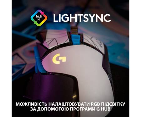 Мышь Logitech G502 HERO KDA Gaming Mouse USB (910-006097)