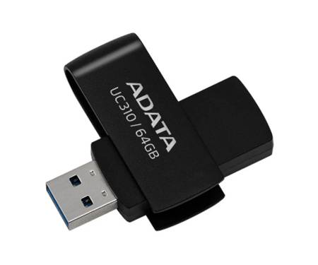 Флеш-накопитель ADATA 64 GB UC310 USB 3.2 Black (UC310-64G-RBK)