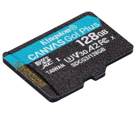 Карта памяти Kingston 128 GB microSDXC class 10 UHS-I U3 Canvas Go! Plus SDCG3/128GBSP 1