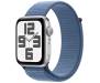 Apple Watch SE 2 GPS 40mm Silver Aluminium Case with Winter Blue Sport Loop (MRE33) 1