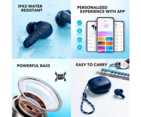 Навушники Anker SoundСore R50i Blue (A3949G31)