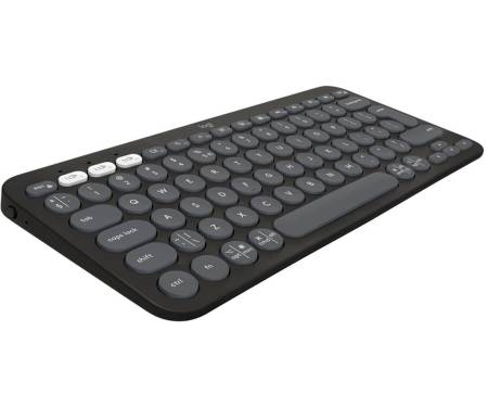 Клавіатура Logitech Pebble Keys 2 K380s Tonal Graphite ENG (920-011851)
