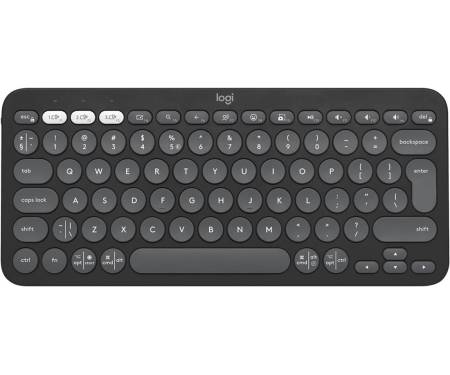 Клавіатура Logitech Pebble Keys 2 K380s Tonal Graphite ENG (920-011851)