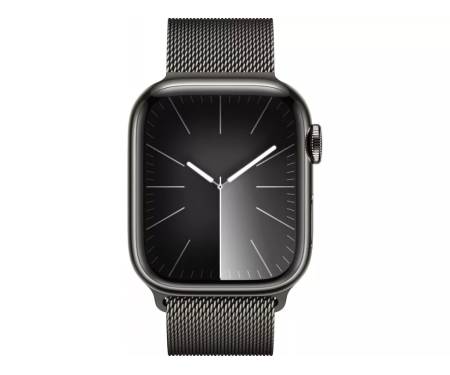 Apple Watch Series 9 GPS + Cellular 45mm Graphite S. Steel Case w. Graphite Milanese Loop (MRMX3) 2