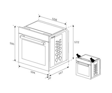 Духова шафа Beko BBIE133002XD