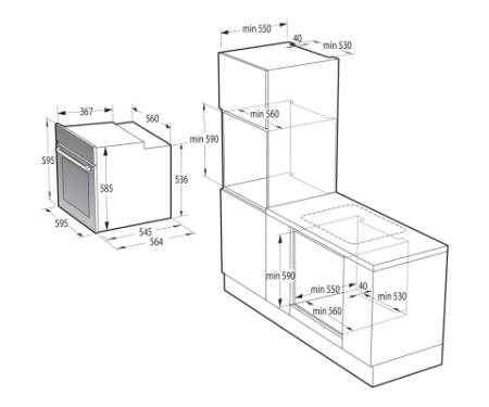 Духова шафа Gorenje BSA6747DGWI