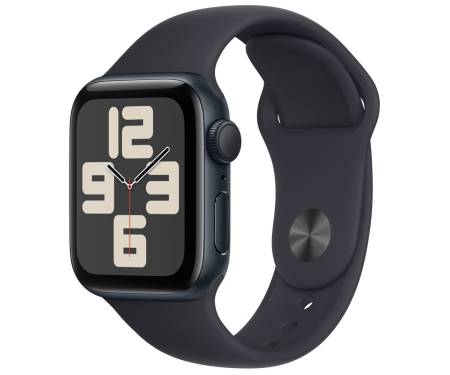 Apple Watch SE 2 GPS 40mm Midnight Aluminium Case with Midnight Sport Band M/L (MR9Y3) 1