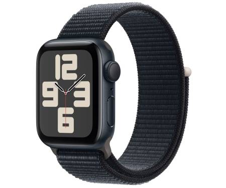 Apple Watch SE 2 GPS 40mm Midnight Aluminium Case with Midnight Sport Loop (MRE03) 1
