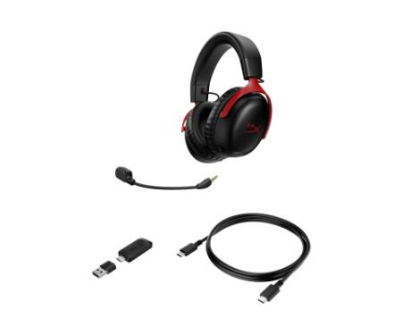 Навушники HyperX Cloud III Wireless Black-Red (77Z46AA)