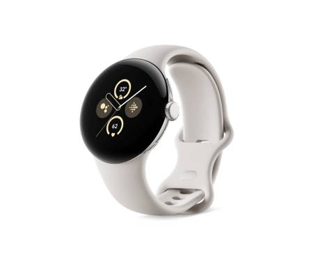 Смарт-часы Google Pixel Watch 2 Polished Silver Aluminum Case / Porcelain Active Band 1