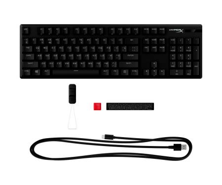 Клавиатура HyperX Alloy Origins PBT RGB Mechanical Red (639N3AA, 4P4F6AA#ABA)