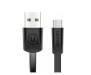 Кабель USAMS SJ200 U2 Type-C Flat Data Cable 1.2M Black (SJ200)