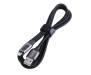 Кабель USAMS SJ543 U78 Lightning Digital Display Charging & Data Cable 1.2M Black (SJ543)