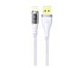 Кабель USAMS SJ571 Lightning Aluminum Alloy Transparent Data Cable Icy Series 1.2M White (SJ571)