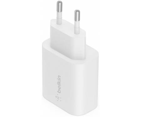 Зарядний пристрій Belkin Home Charger 25W Power PD PPS USB-C, white (WCA004VFWH)