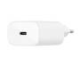 Зарядний пристрій Belkin Home Charger 25W Power PD PPS USB-C, white (WCA004VFWH)