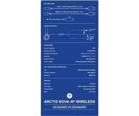 Наушники с микрофоном SteelSeries Arctis Nova 4P (61641)