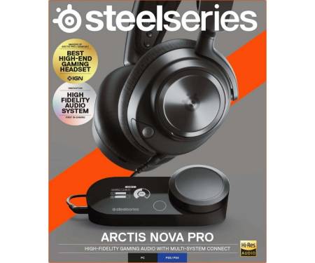 Навушники з мікрофоном SteelSeries Arctis Nova Pro Black (61527)