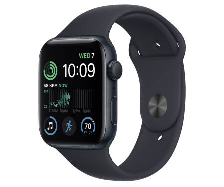 Apple Watch SE 2 GPS + Cellular 44mm Midnight Alu. Case w. Midnight Sport Band M/L (MRH93/MRH73) 1