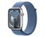 Apple Watch Series 9 GPS + Cellular 45mm Silver Aluminum Case with Winter Blue Sport Loop (MRMJ3) 1