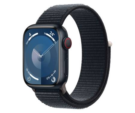 Apple Watch Series 9 GPS + Cellular 41mm Midnight Alu. Case w. Midnight Sport Loop (MRHU3) 1