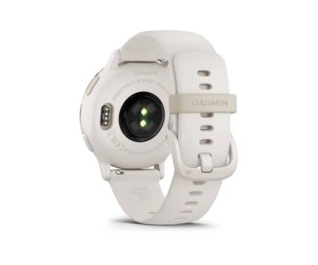 Смарт-годинник Garmin vivoactive 5 Cream Gold Aluminum Bezel with Ivory Case and Silicone Band (010-02862-11)