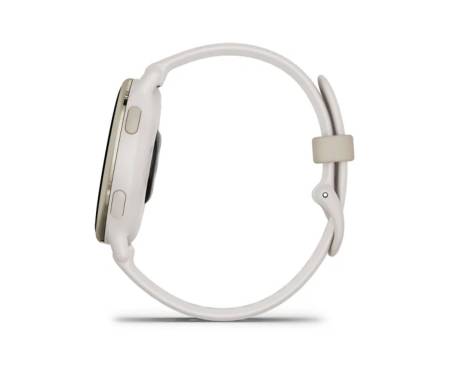 Смарт-годинник Garmin vivoactive 5 Cream Gold Aluminum Bezel with Ivory Case and Silicone Band (010-02862-11)