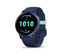 Смарт-годинник Garmin vivoactive 5 Металевий Navy Aluminum Bezel with Navy Case and Silicone Band (010-02862-12)