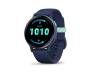 Смарт-годинник Garmin vivoactive 5 Металевий Navy Aluminum Bezel with Navy Case and Silicone Band (010-02862-12)