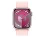 Apple Watch Series 9 GPS + Cellular 41mm Pink Alu. Case w. Light Pink S. Loop (MRJ13) 2