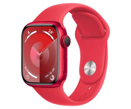 Apple Watch Series 9 GPS + Cellular 41mm PRODUCT RED Alu. Case w. PRODUCT RED Sport Band - M/L (MRY83) 1